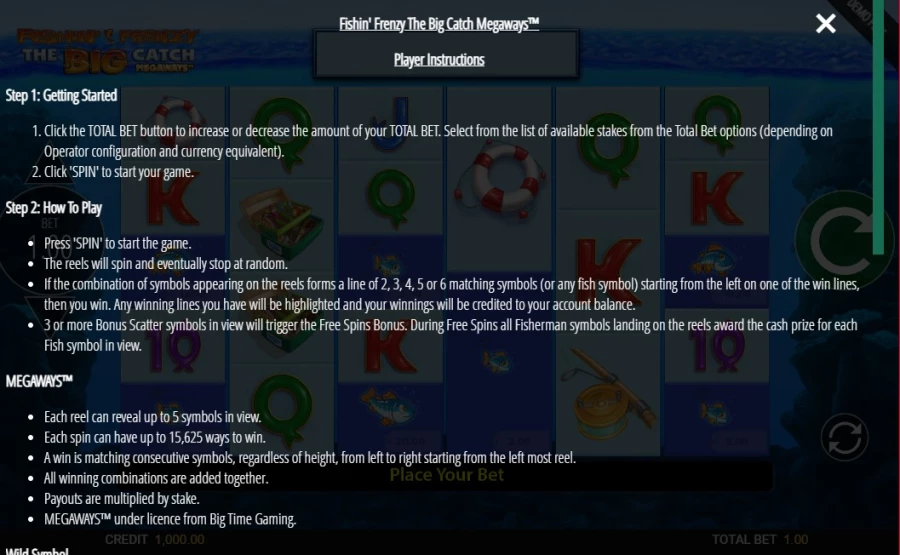 Fishin Frenzy Big Catch Bonuses