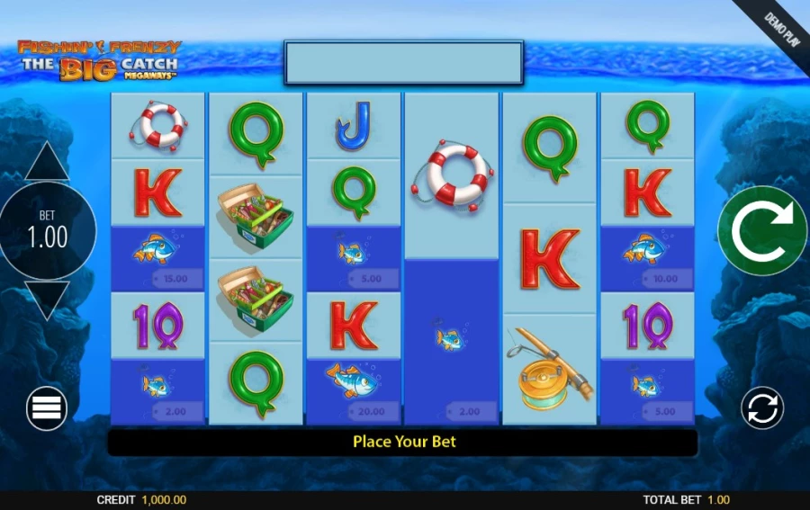 Fishin Frenzy Big Catch Demo Mode