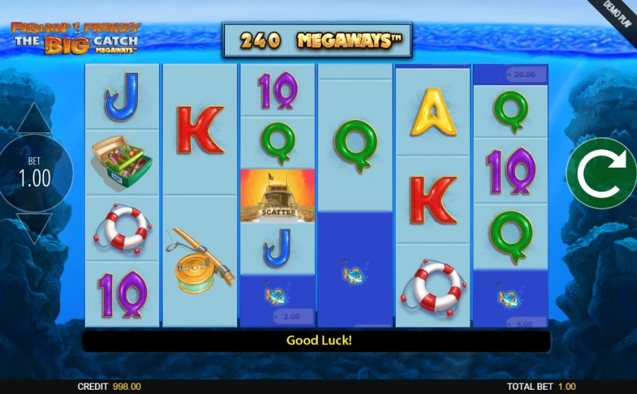 Fishin Frenzy Big Catch RTP