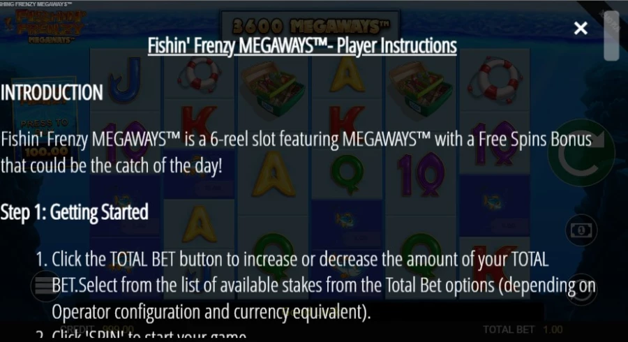 Fishin Frenzy Megaways game